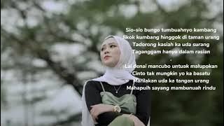 LIRIK LAGU FAUZANA MANGGANGGAM DALAM RASIAN
