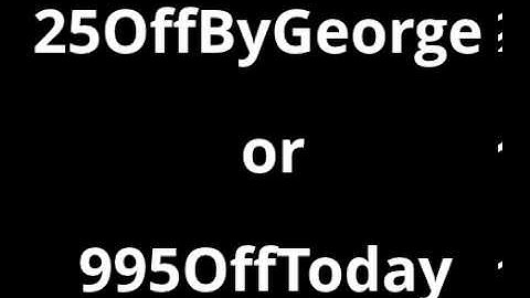 Hostgator Coupon Codes:  25OffByGeorge or 995OffToday