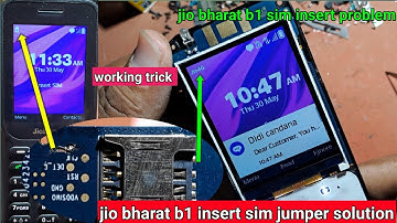 jio jbb021 sim not working solution | jio jbb021b1 insert sim solution | jio bharat b1 sim insert