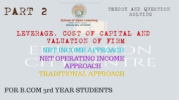 Value of firm [NI,NOI Approach]~Financial Management[FM]~for B.com