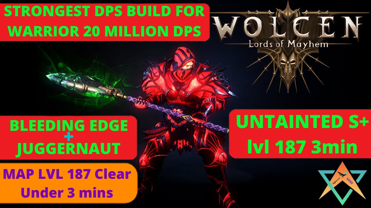 Wolcen: Lords of Mayhem 20 Million DMG Bleeding Edge+Juggernaut S+ 3min lvl 187