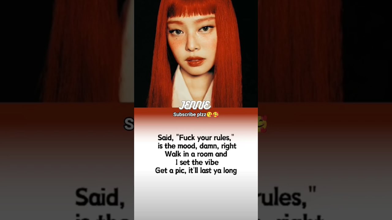 Jennie and doechi Extra L lyrics video #music #viral