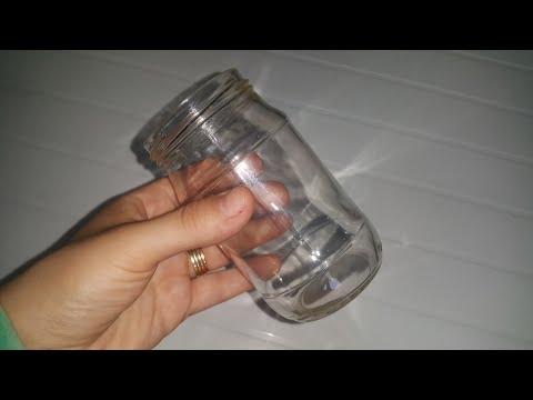 هاتى برطمان فاضى وتعالى بسرعه هانعمل اباجورة مضيئه خطيرة بفكرة عبقريه ايمى الشاهى