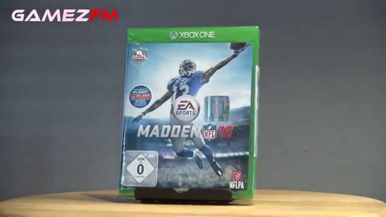 Madden NFL 16 Unboxing Xbox One YouTube