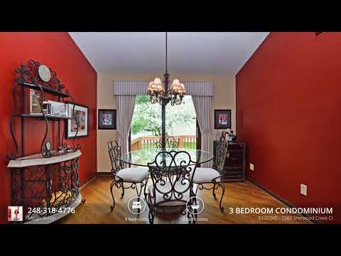 7388 Sherwood Creek Ct, West Bloomfield, MI home video tour