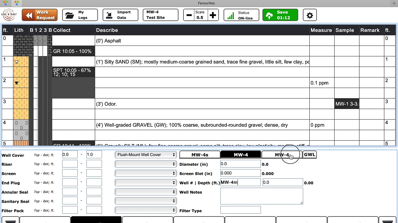 Nested Well Construction Add Nested Well Construction in LOGitEASY eForm - YouTube