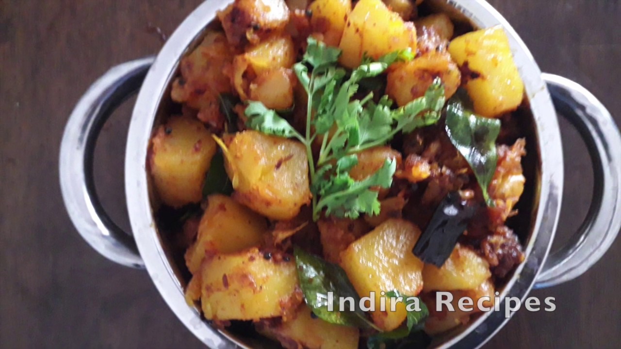 Potato onion fryబంగాళాదుంప ఉల్లి కారం వేపుడుBangaladumpa Vepudu in