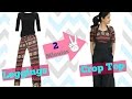 Convert your Old Leggings into Crop Top in 2 minutes