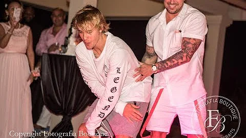 Justin Bieber at his father Jeremy Bieber wedding ...