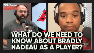 Carolina Hurricanes draft Bradly Nadeau with the 30th overall pick in the 2023 NHL Draft