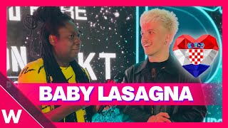 🇭🇷 Baby Lasagna (Croatia) - "Rim Tim Tagi Dim" Interview | London Eurovision Party 2024