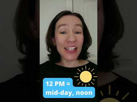Video: När används am och pm?