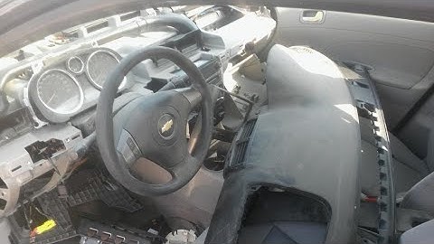 Chevy Cobalt dash pad and passanger air bag removal.