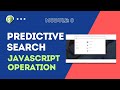Module 8 | Predictive Search or Dynamic Search or Live Search in Shopify | Javascript Operation