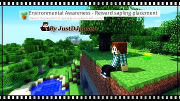 Minecraft PLUGIN - Reward sapling placement -