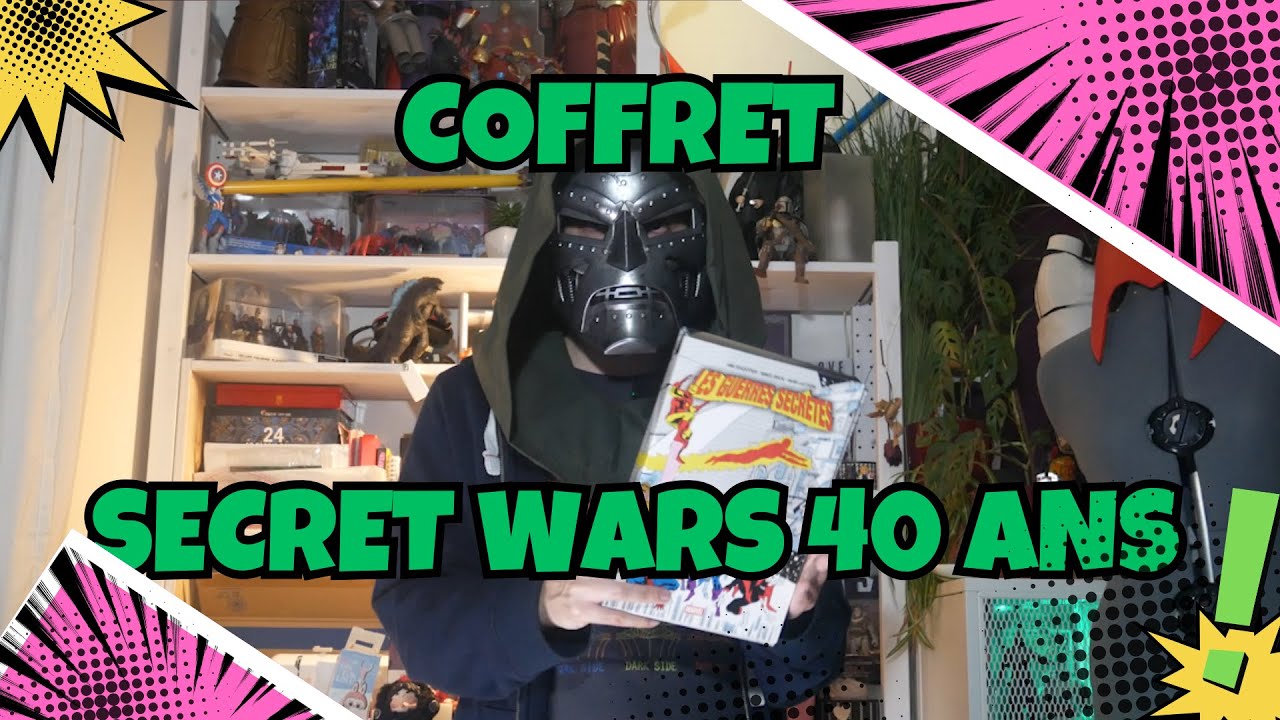 MON AVIS SUR LE COFFRET SECRET WARS 40EME ANNIVERSAIRE DE PANINI COMICS