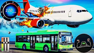 Flight airplane simulator pilot airplan Fire Plane simulator 3D Android Game play  screenshot 2