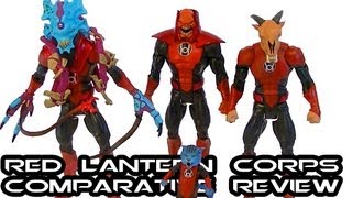 DCUC RED LANTERN CORPS Comparative Figure Review