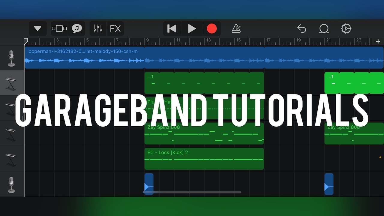 how to make rap beats on garageband iphone