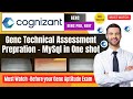 🔥Cognizant GenC Technical Assessment | SQL &amp; Database Full Prepration | DDL, DML, Joins &amp; Queries