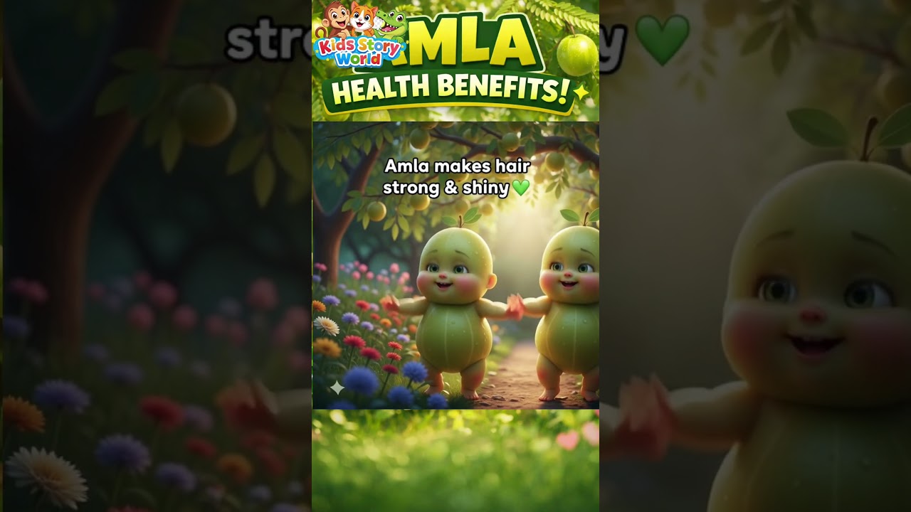 Amla Baby Dancing & Singing 💚 | Health Benefits in 15 Seconds 