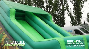 Activity Videos   Inflatable Obstacle Course