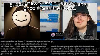 BadBoyHalo addresses Dream's grooming allegations...