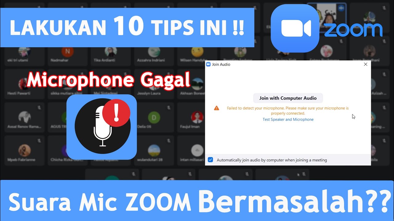 Tips Mengatasi Audio Zoom Tidak Terdengar Ketika Meeting Pada Laptop