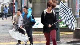 Japan Braced For Powerful Typhoon Vongfong