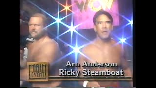 Ricky Steamboat & Arn Anderson vs Bad Attitude   Main Event May 8th, 1994