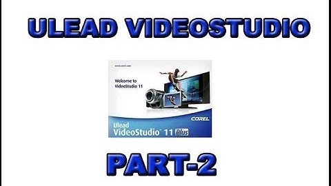 Ulead VideoStudio Tutorial in Telugu cutting video part2
