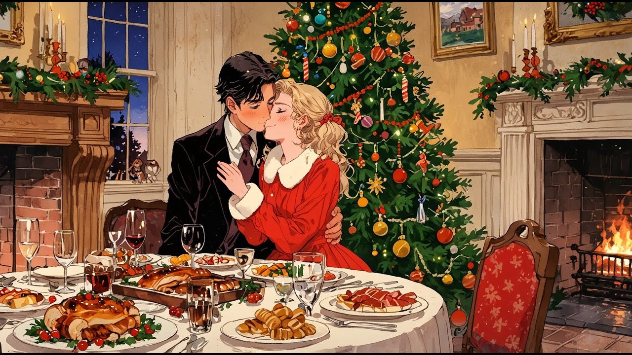Lofi Chill Christmas Candlelight Dinner