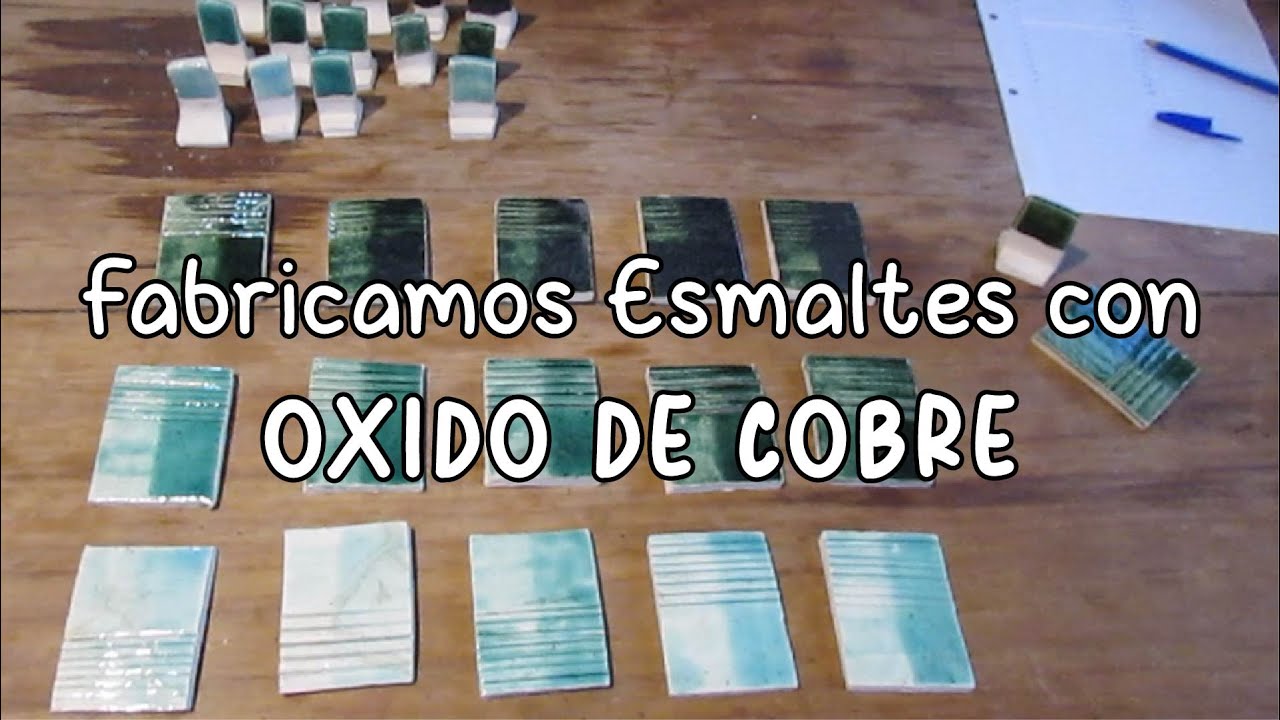 Esmaltes con Óxido de Cobre | Taller el Vacio