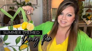 Episode 3 | Summer Themed | Dining Room | Decorate With Me