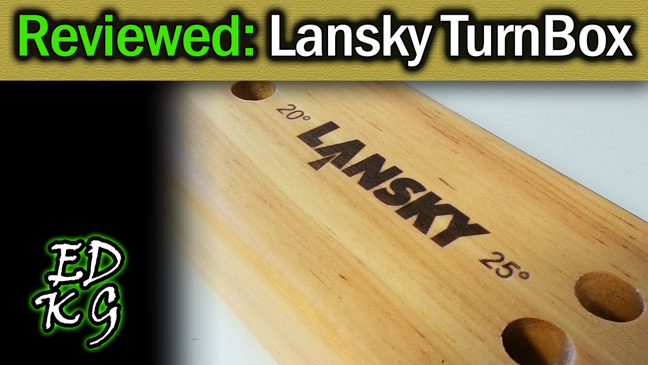 Lansky 4-rod Turn Box Crock Stick Sharpener Review