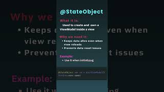 “What is @StateObject?” #swiftui #iosdevelopment