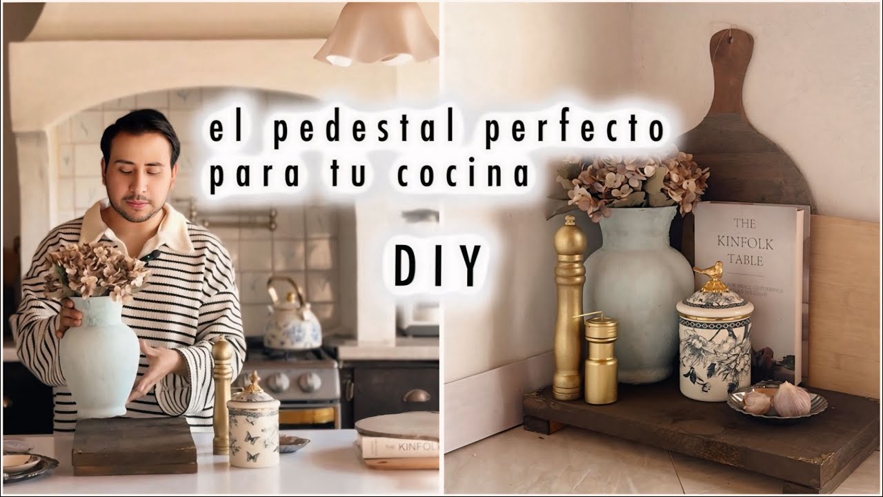 DIY: Te enseño cómo lograr el pedestal perfecto en tu cocina