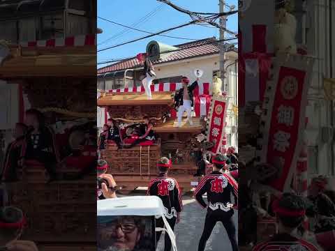 令和7年 春木地区だんじり祭り 春木本町 やり回し【9月7日】