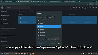 Step 9 : Developer Required : Change default uploads folder for branding and security reasons