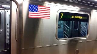 34 St-Hudson Yards R188 7 leaves Times Sq