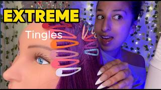 Scalp Scratching PIN TAPPING tingles