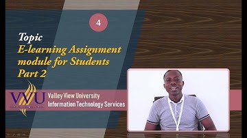 Lesson 4: Assignment Module - Part II