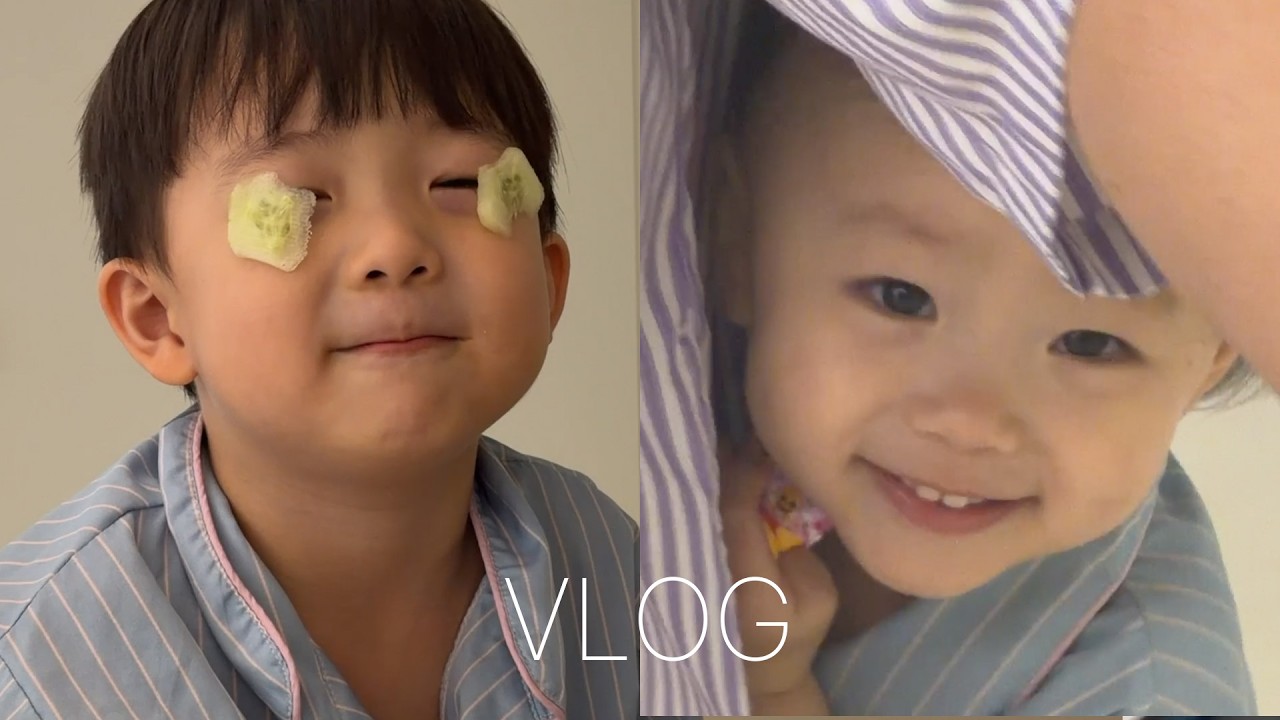 [VLOG] 처음 엄마랑만 보낸 1박2일 일상 그리고 예린이와 강아지 똥 … 🐶[EN/JP]