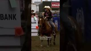 ryleegeorge became the CINCH Playoff Champion with a 2.4 second run with Royce in PuyallupWashington