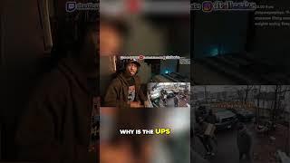 UPS Driver's Weird Behavior Sparks Suspicion on Stream! #shorts