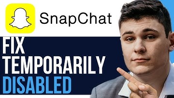 HOW TO FIX SNAPCHAT TEMPORARILY DISABLED! (SUPER EASY) 2025