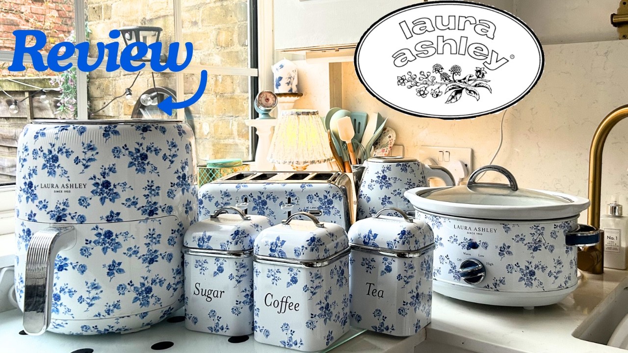 Reviewing the Laura Ashley Digital Air Fryer. Laura Ashley Hand