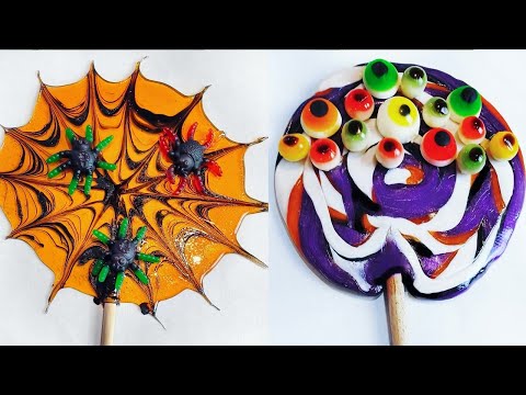 KOREAN HALLOWEEN CANDY Lollipops Making at Home 🎃  Candy MASTERCLASS for Beginners as well I KPOP
