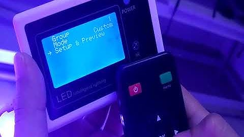 how to use G3  led aquarium light controller