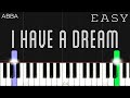 ABBA - I Have A Dream | EASY Piano Tutorial